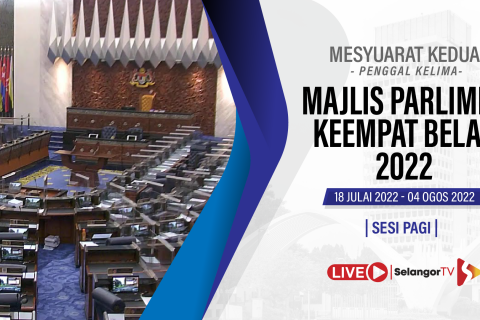 Live Parlimen Ogos Sesi Petang Selangortv