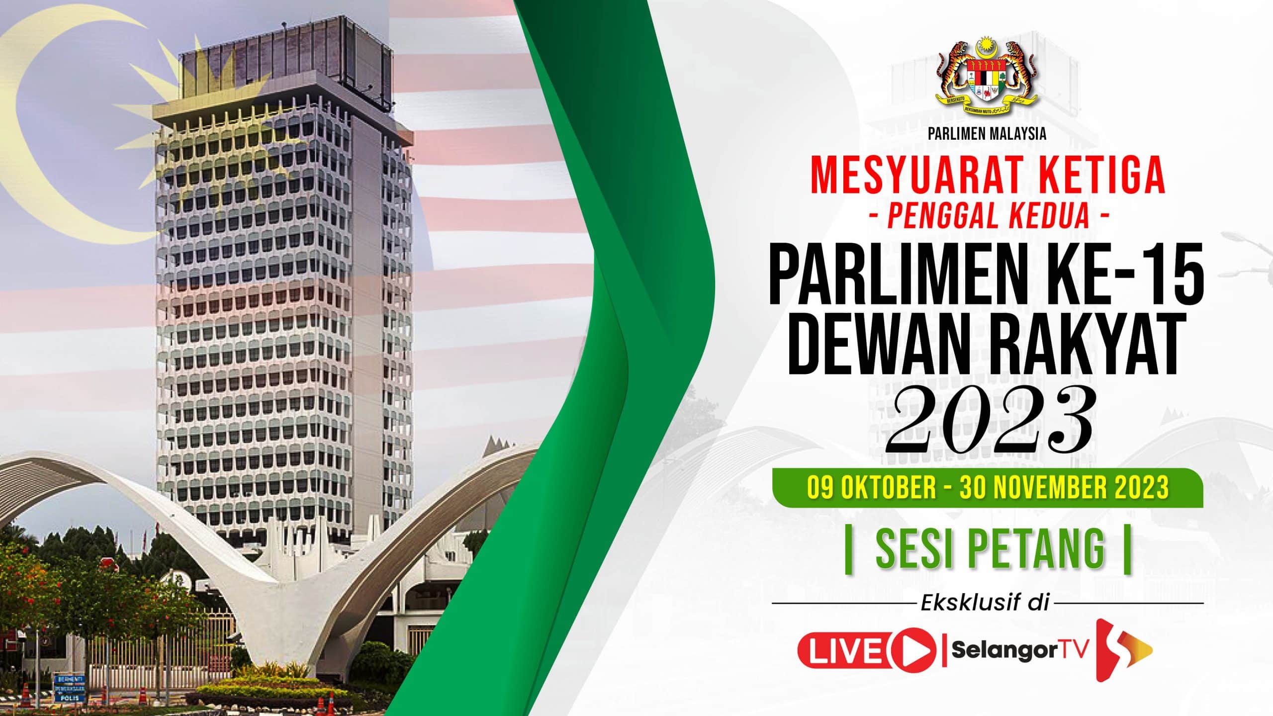 Langsung Persidangan Dewan Rakyat November Sesi Petang