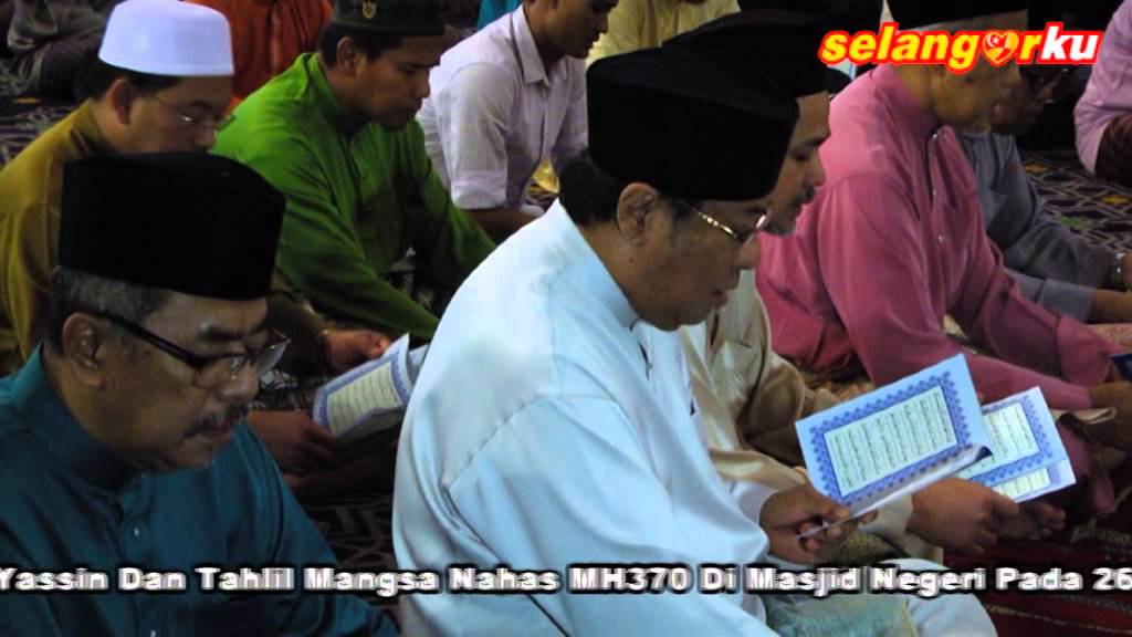 Majlis Bacaan Yassin Dan Tahlil Mangsa Nahas MH370  TV 