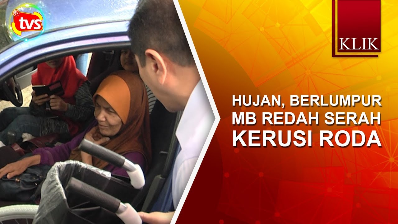 Hujan, Berlumpur MB Redah Serah Kerusi Roda - SelangorTV