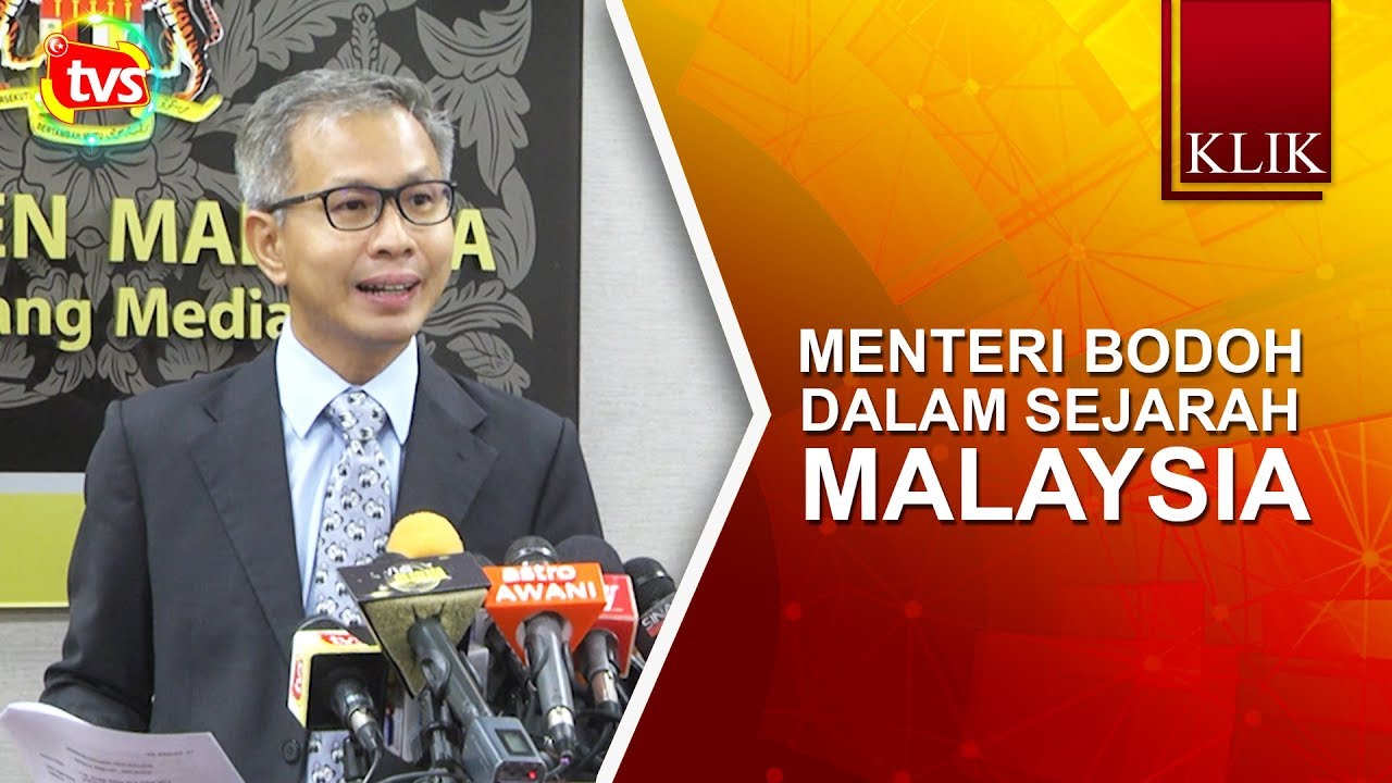 Menteri bodoh dalam sejarah Malaysia - TVSelangor