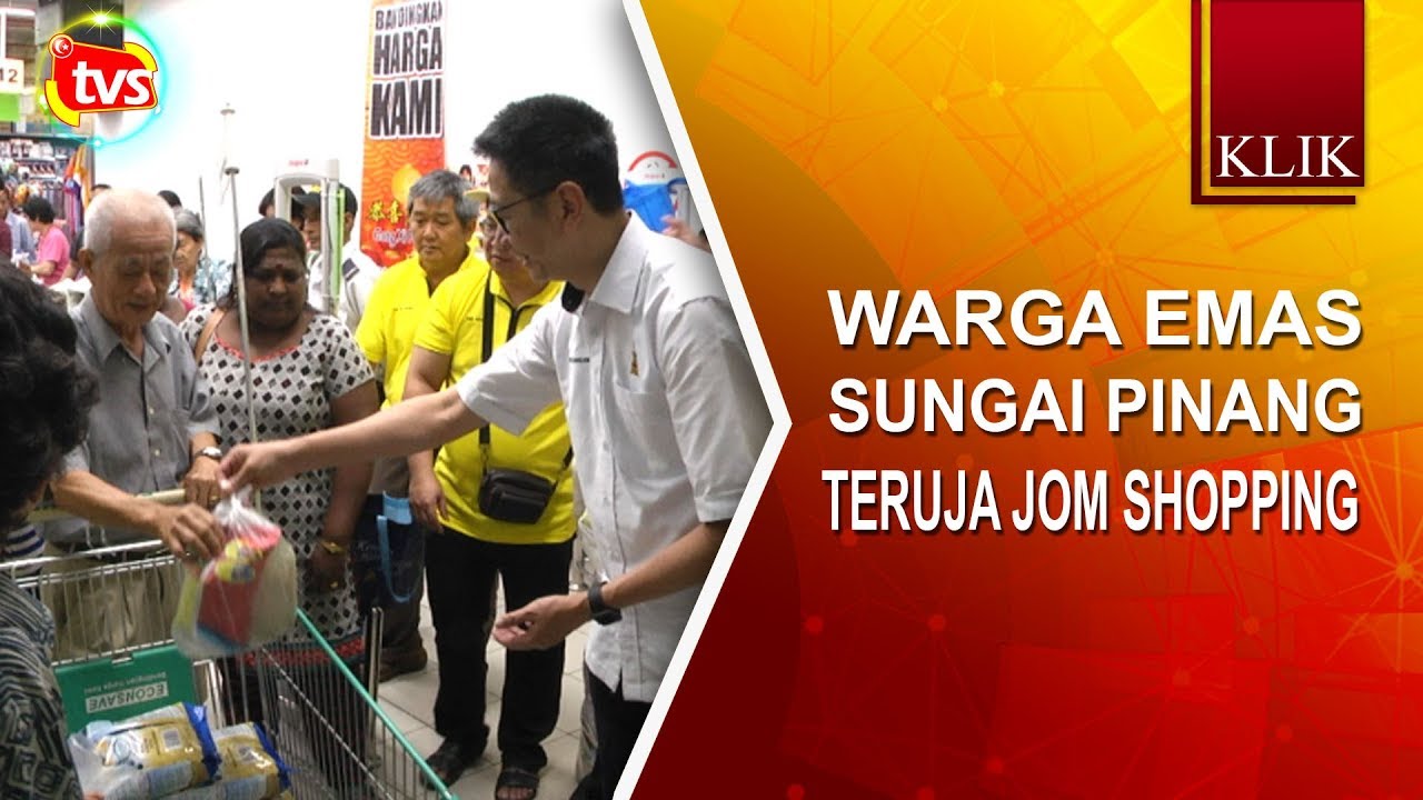 Warga emas Sungai Pinang teruja Jom Shopping SelangorTV