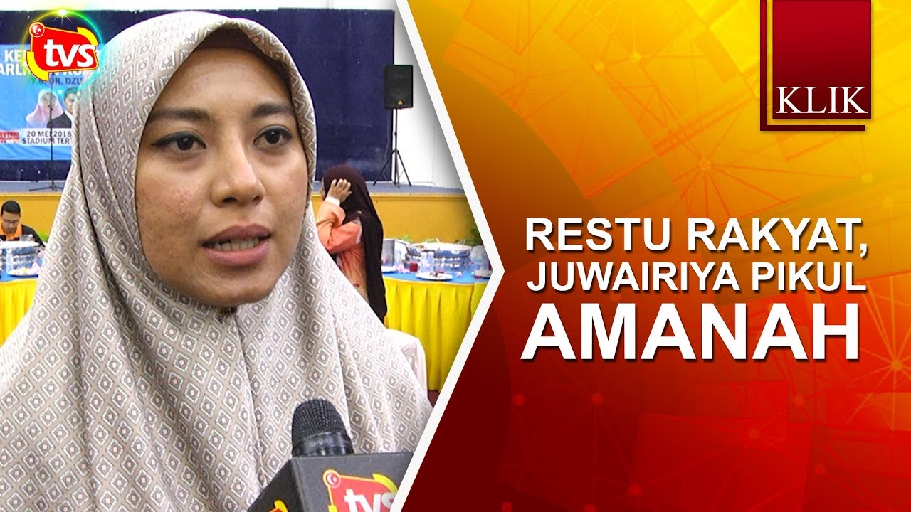 Restu rakyat, Juwairiya pikul amanah  TV Selangor