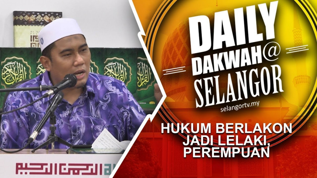 Hukum berlakon jadi lelaki perempuan  SelangorTV