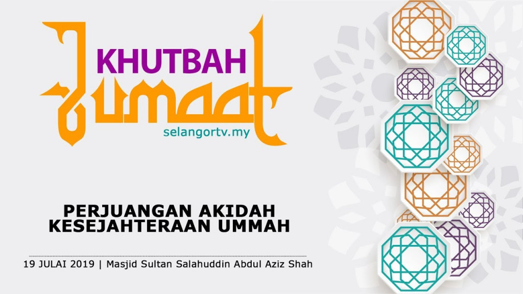 #LIVE Khutbah Jumaat | 19 Julai 2019 - TVSelangor