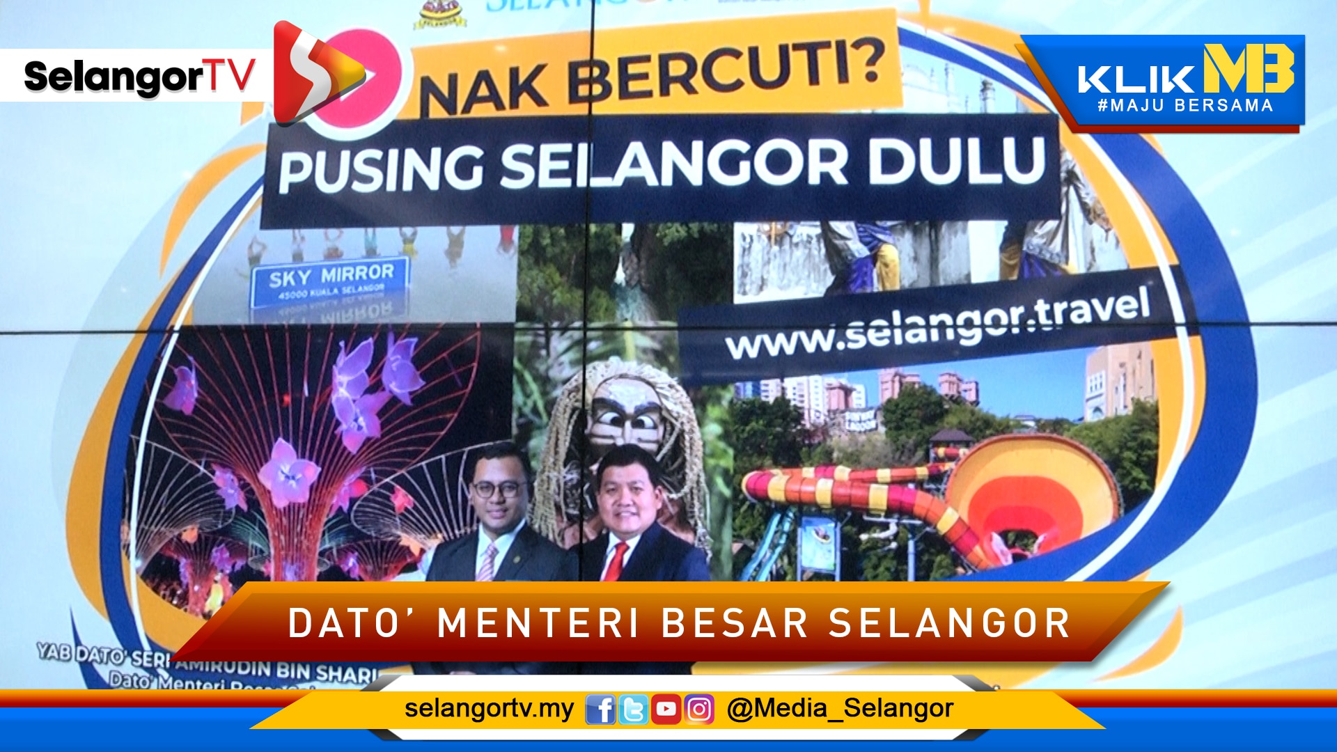 MB Yakin Lonjakan Semula Sektor Pelancongan - SelangorTV