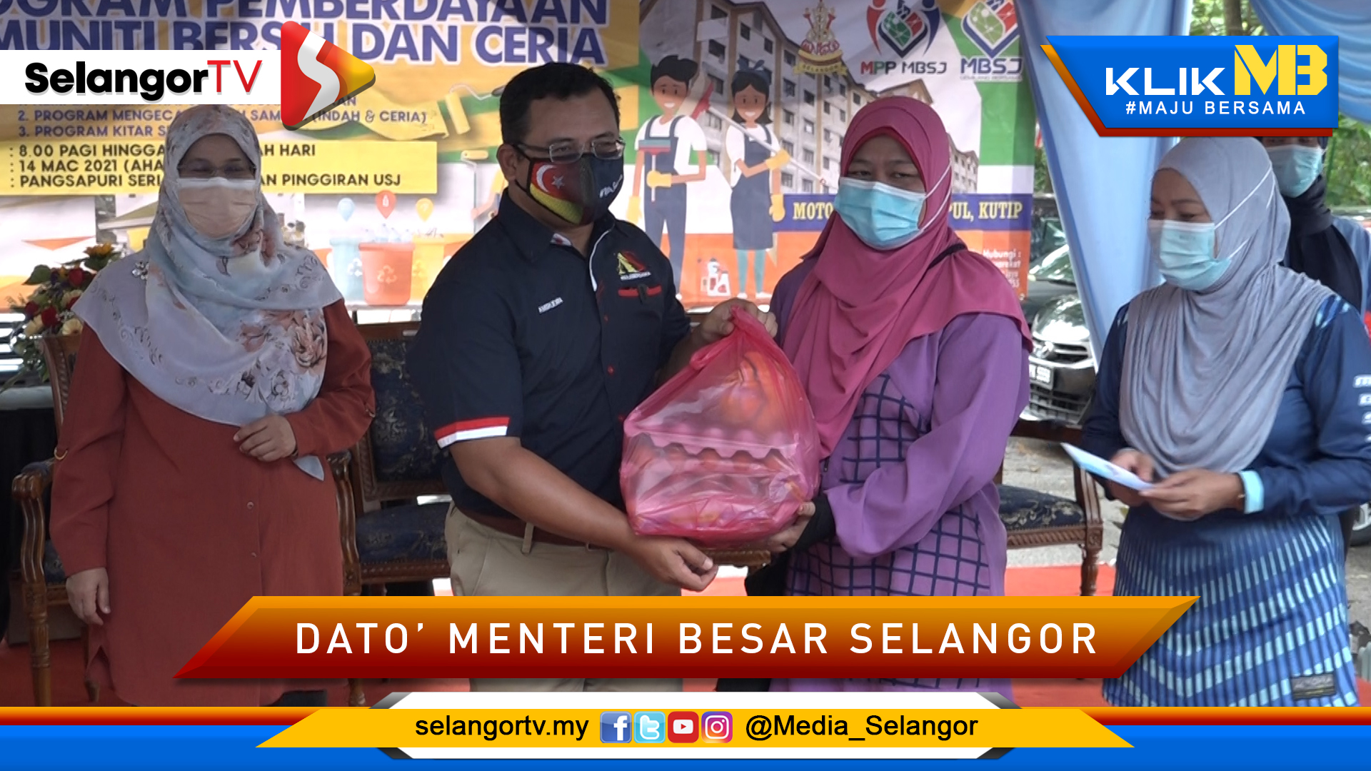 MB santuni penduduk Pangsapuri Seri Nipah, serah bantuan  SelangorTV