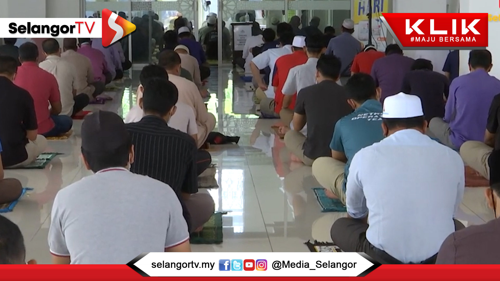 100 Jemaah Lengkap Vaksin Dibenarkan Solat Jumaat Di Selangor Selangortv